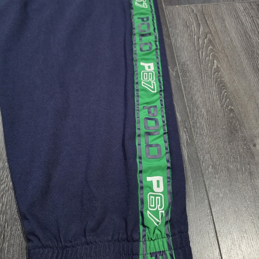 Polo Ralph Lauren Performance Sweatpant Joggers Men 2XB Blue Stretch RL67 Pony - Picture 5 of 11